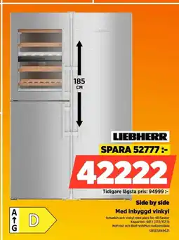 Power LIEBHERR Side by side Med inbyggd vinkyl erbjuda