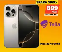 Power iPhone 16 Pro 128 GB erbjuda