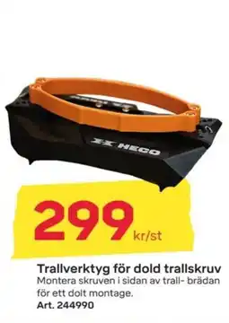 Byggmax Trallverktyg för dold trallskruv erbjuda