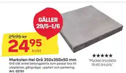 Byggmax Marksten Hel erbjuda