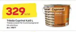 Byggmax Träolja cuprinol erbjuda