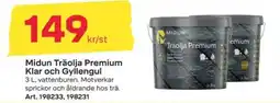Byggmax Midun Träolja Premium Klar och Gyllengul erbjuda