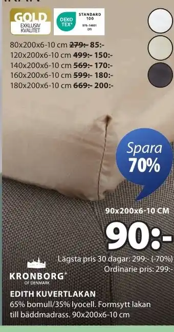 JYSK EDITH KUVERTLAKAN erbjuda
