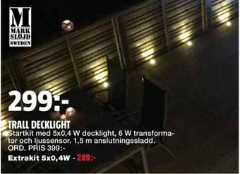 Bauhaus Trall Decklight erbjuda