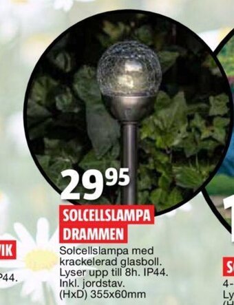 Solcellslampa Drammen