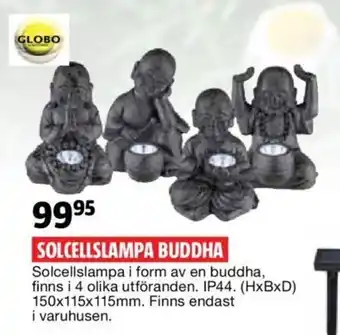 Bauhaus Solcellslampa Buddha erbjuda