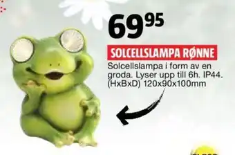Bauhaus Solcellslampa Rönne erbjuda