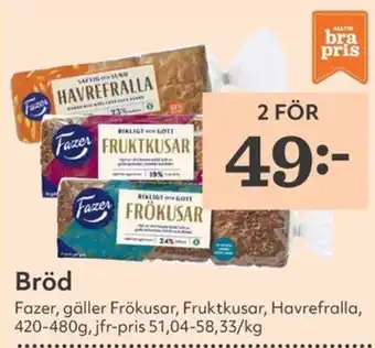 Hemköp Bröd 2x 420-480g erbjuda