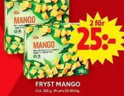 ICA Maxi ICA Fryst mango erbjuda