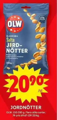 OLW Jordnötter