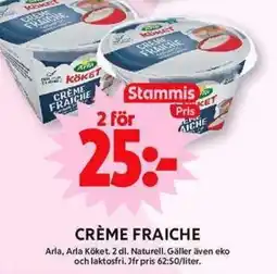 ICA Maxi ARLA Crème fraiche erbjuda