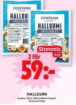 ICA Maxi FONTANA Halloumi erbjuda