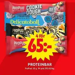 ICA Maxi PROPUD Proteinbar erbjuda