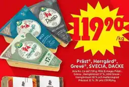 ICA Maxi ARLA Präst, herrgård, grevé, svecia, dacke erbjuda