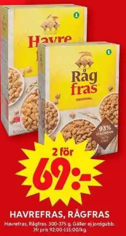 ICA Maxi Havrefras, rågfras erbjuda