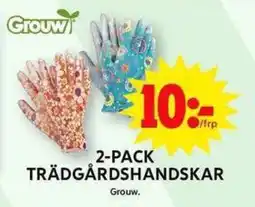 ICA Maxi GROUW 2-pack trädgårdshandskar erbjuda