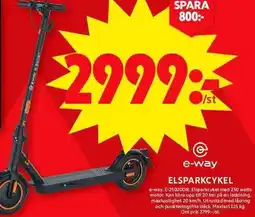 ICA Maxi E-WAY Elsparkcykel erbjuda