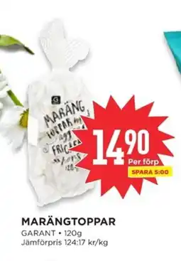 Willys GARANT Marängtoppar erbjuda