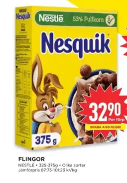 Willys NESTLÉ Flingor erbjuda