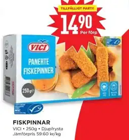 Willys VICI Fiskpinnar erbjuda