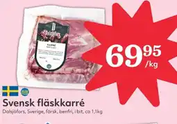 Hemköp Svensk fläskkarré erbjuda