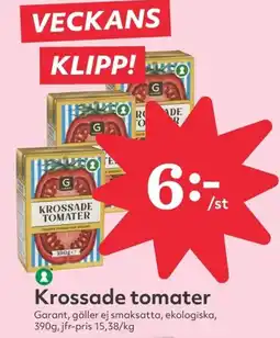 Hemköp GARANT Krossade tomater erbjuda
