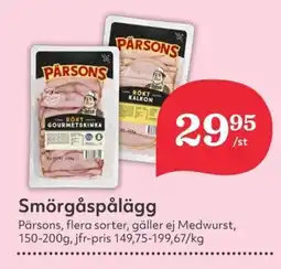 Hemköp PARSONS Smörgåspålägg erbjuda