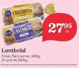 Hemköp FAZER Lantbröd erbjuda