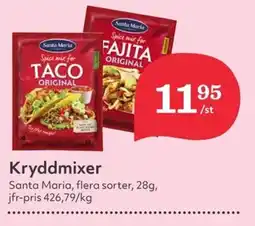 Hemköp SANTA MARIA Kryddmixer erbjuda
