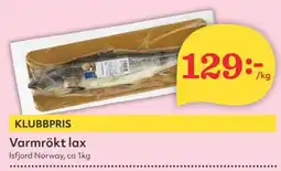 Hemköp Varmrökt lax erbjuda