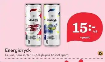 Hemköp CELSIUS Energidryck erbjuda
