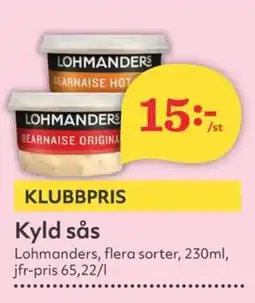 Hemköp LOHMANDERS Kyld sås erbjuda