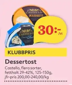 CASTELLO Dessertost