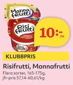 Hemköp Risifrutti, mannafrutti erbjuda