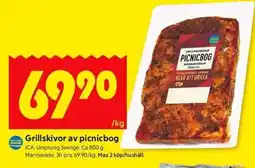 ICA Kvantum Grillskivor av picnicbog erbjuda