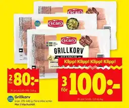 ICA Kvantum SCAN Grillkorv erbjuda