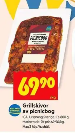 ICA Kvantum ICA Grillskivor av picnicbog erbjuda