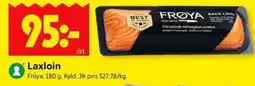 ICA Kvantum FROYA Laxloin erbjuda
