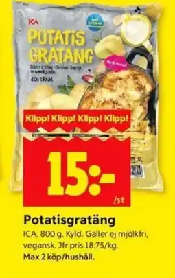 ICA Kvantum ICA Potatisgratäng erbjuda