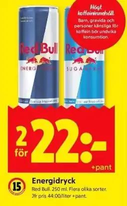 RED BULL Energidryck