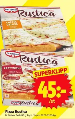 ICA Supermarket DR. OETKER Pizza rustica erbjuda
