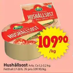 ICA Supermarket ARLA Hushållsost erbjuda