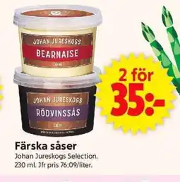 ICA Supermarket JOHAN JURESKOGS Färska såser erbjuda