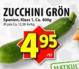 Zucchini grön