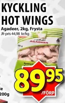 Matvärlden Tensta AGADEER Kyckling hot wings erbjuda