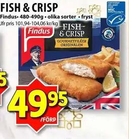 Matvärlden Tensta FINDUS Fish & crisp erbjuda