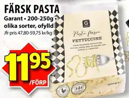 Matvärlden Tensta GARANT Färsk pasta erbjuda