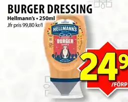 Matvärlden Tensta HELLMANN'S Burger dressing erbjuda