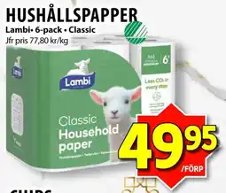 Matvärlden Tensta LAMBI Hushållspapper erbjuda