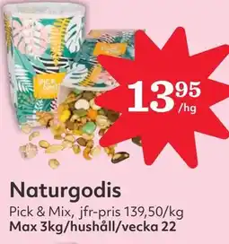 PICK & MIX Naturgodis